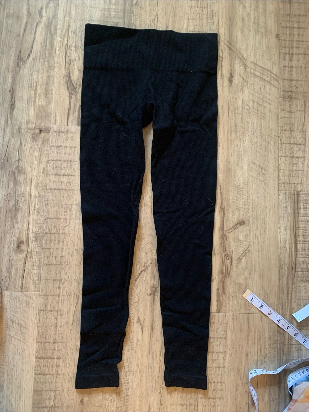 NWOT Lemon Black Ribbed Leggings